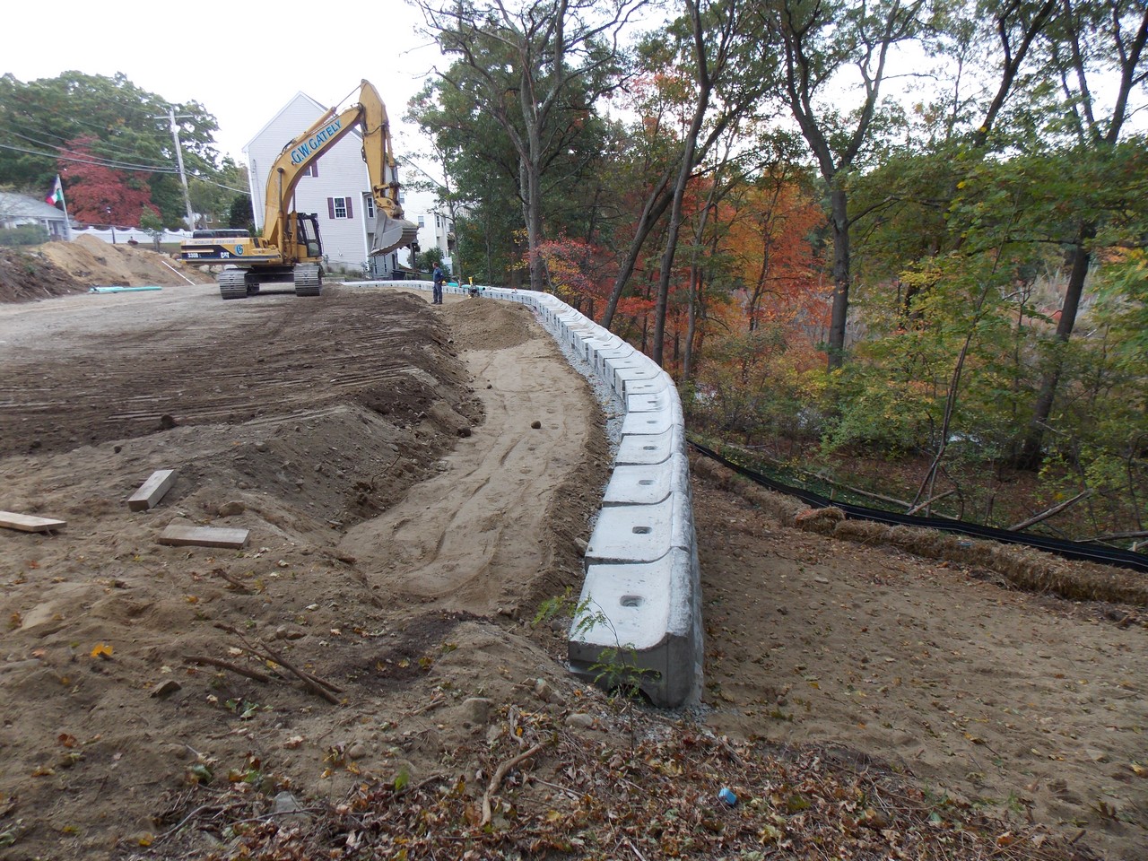 Gately Duplex Retaining Wall, Pine Street, Woburn, MA