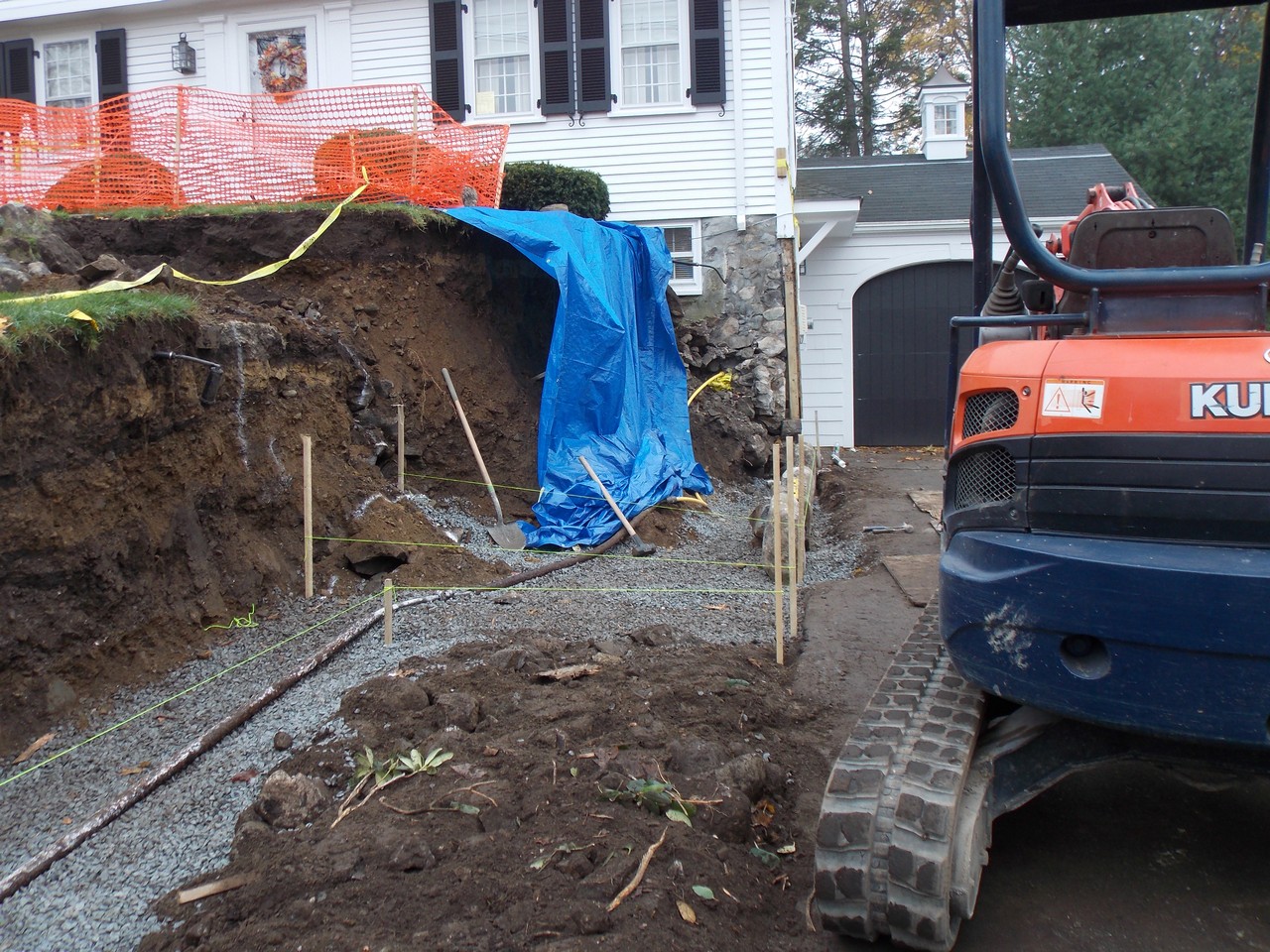 Lincoln Street Retaining Wall Design, Melrose, MA