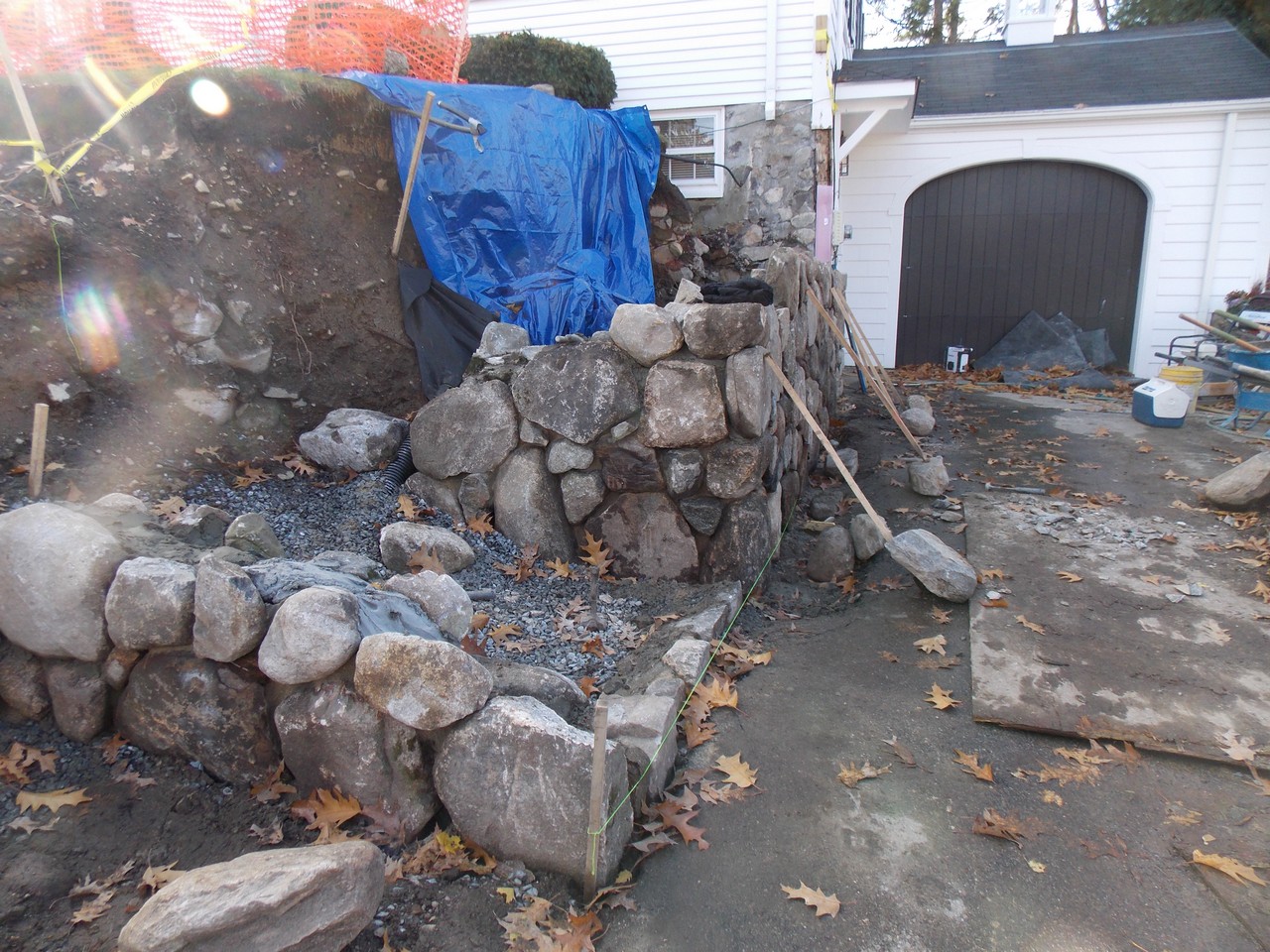 Lincoln Street Retaining Wall Design, Melrose, MA