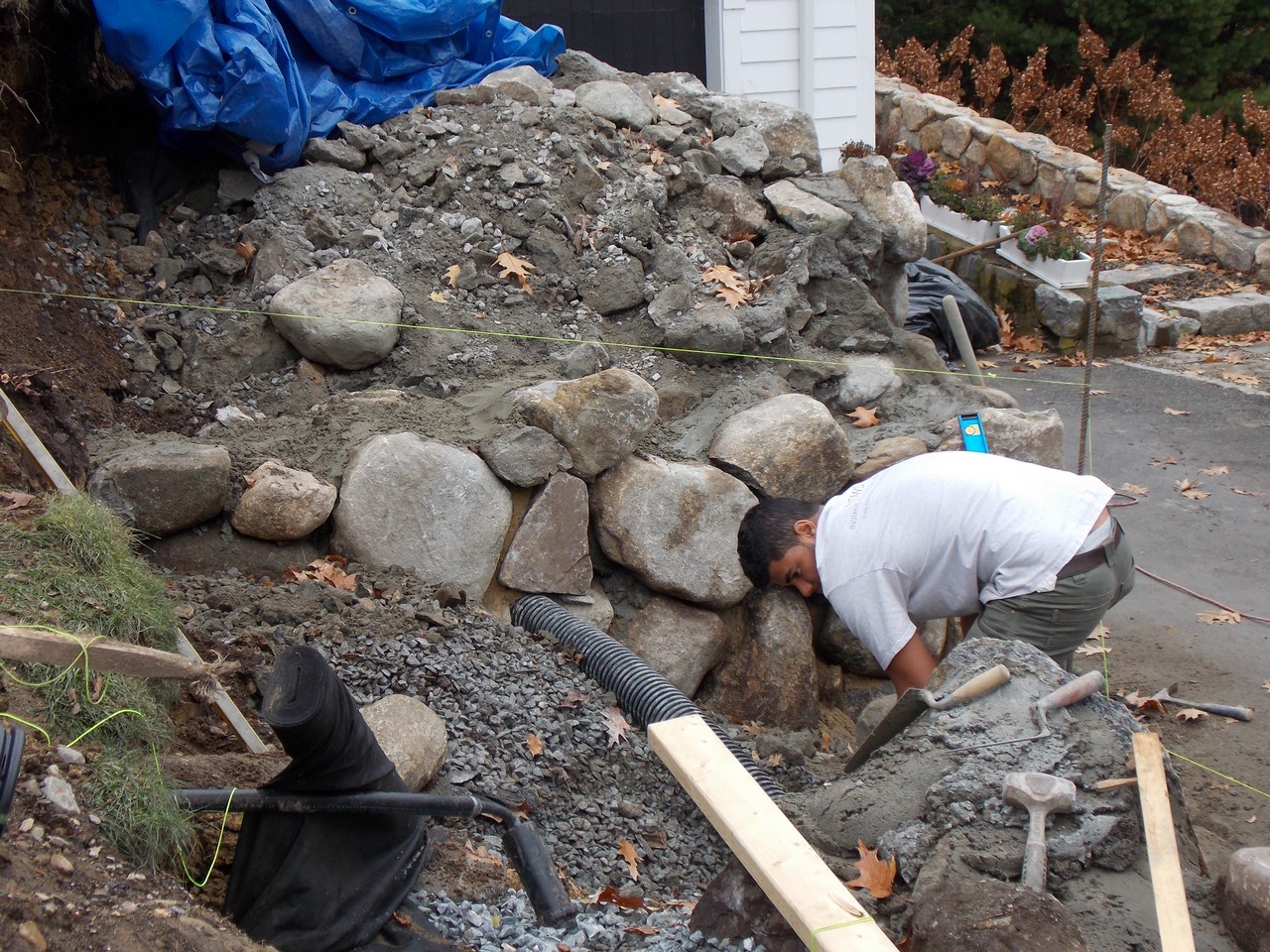 Lincoln Street Retaining Wall Design, Melrose, MA