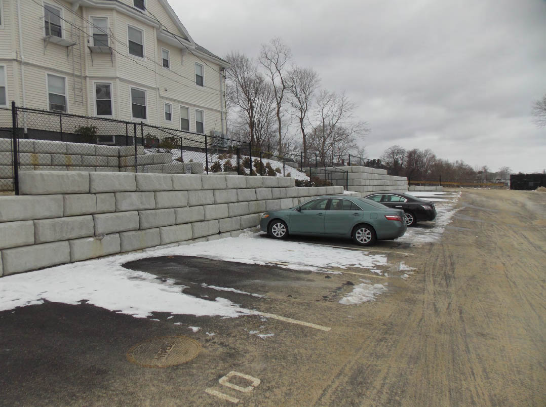 The Armory Retaining Wall Design, Plymouth, MA