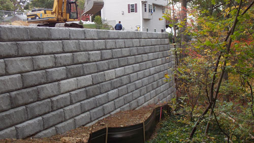 Gately Duplex Retaining Wall, Pine Street, Woburn, MA