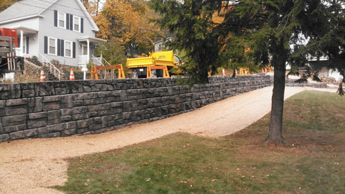 North Street Retaining Wall Design, Laconia, NH