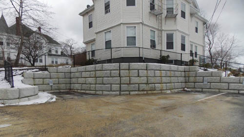 The Armory Retaining Wall Design, Plymouth, MA